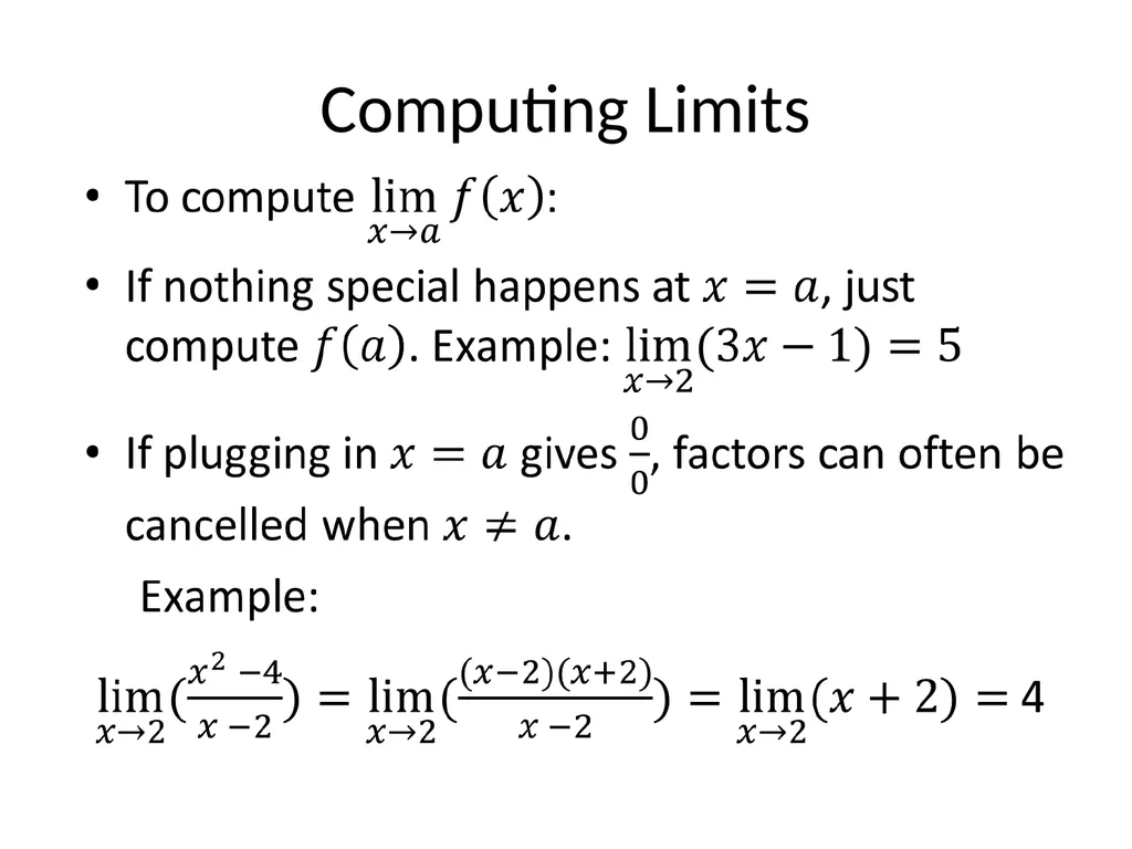 Lecture 1: Limits, Derivatives, the Product Rule, - slide 9 of 41