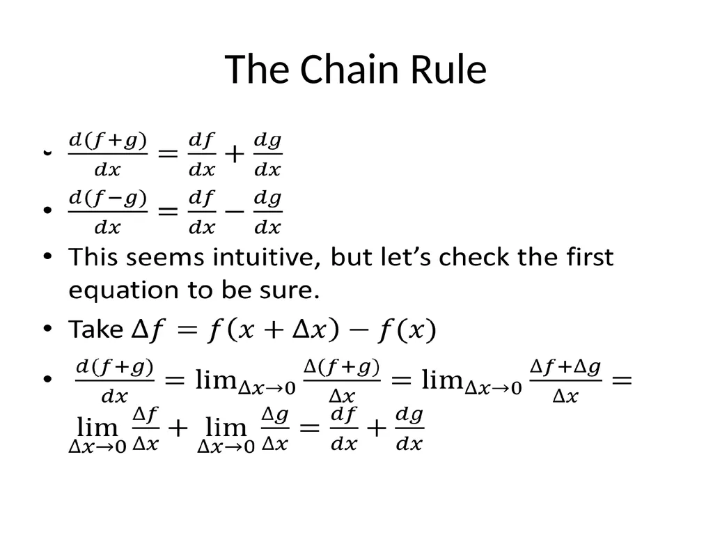 Lecture 1: Limits, Derivatives, the Product Rule, - slide 40 of 41