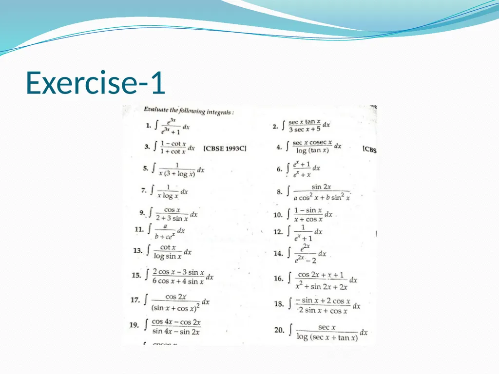 INTEGRALS CONTENT What Integration is. Geometrical - slide 12 of 28