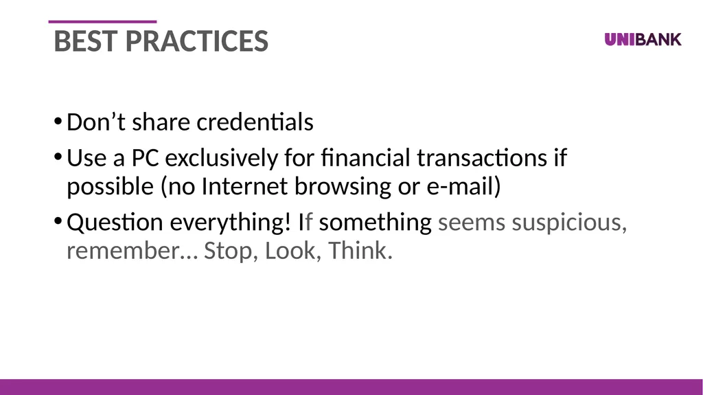 Security Best Practices and Fraud Trends – - slide 31 of 33