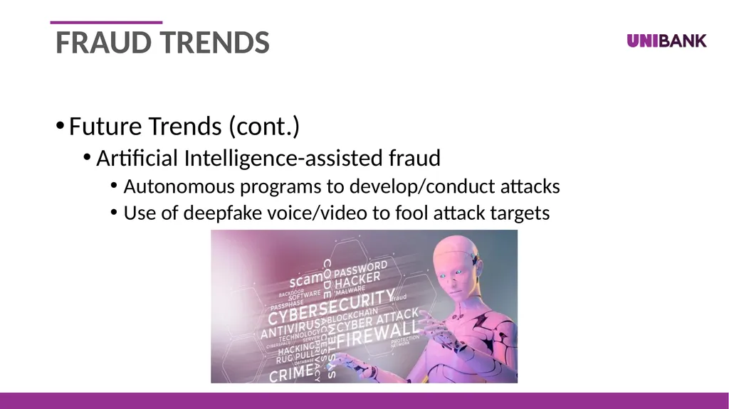 Security Best Practices and Fraud Trends – - slide 25 of 33