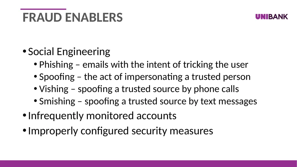 Security Best Practices and Fraud Trends – - slide 27 of 33