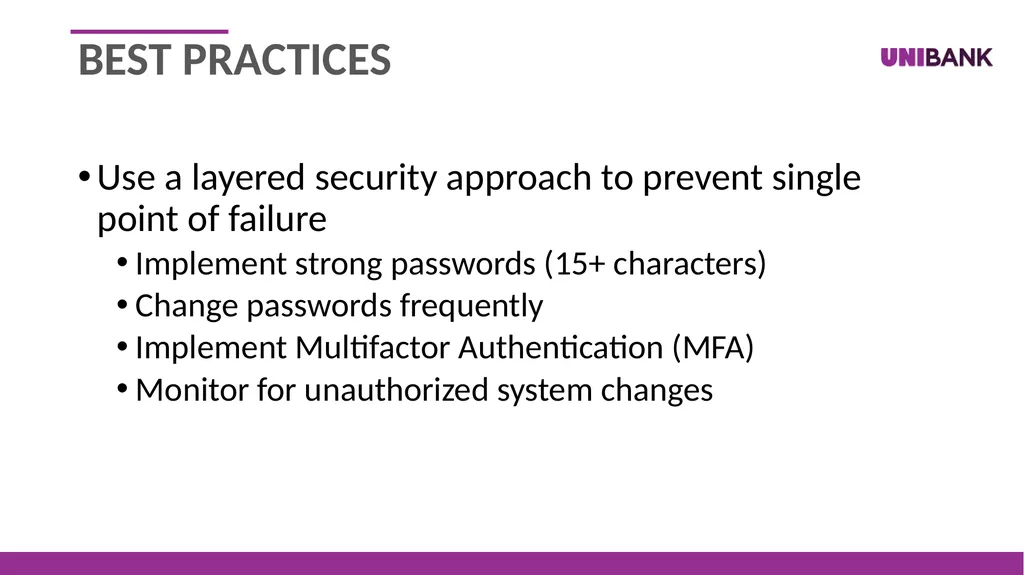 Security Best Practices and Fraud Trends – - slide 30 of 33