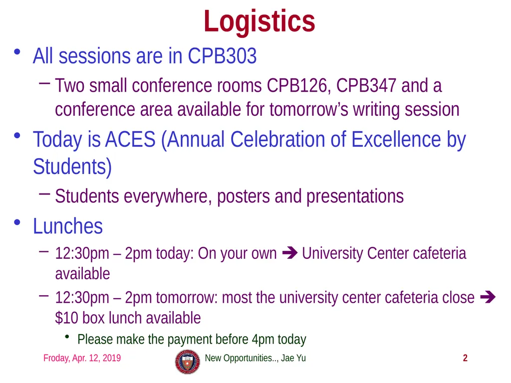 Welcome to Arlington! Froday, Apr. 12, 2019 1 New - slide 2 of 6