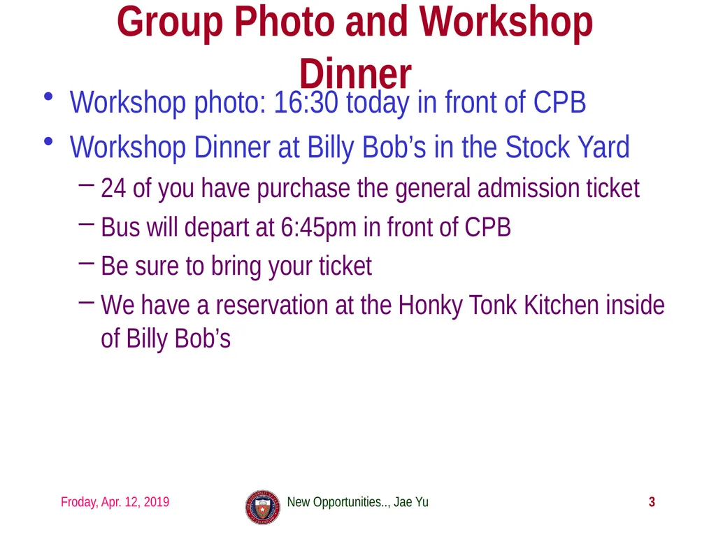 Welcome to Arlington! Froday, Apr. 12, 2019 1 New - slide 3 of 6