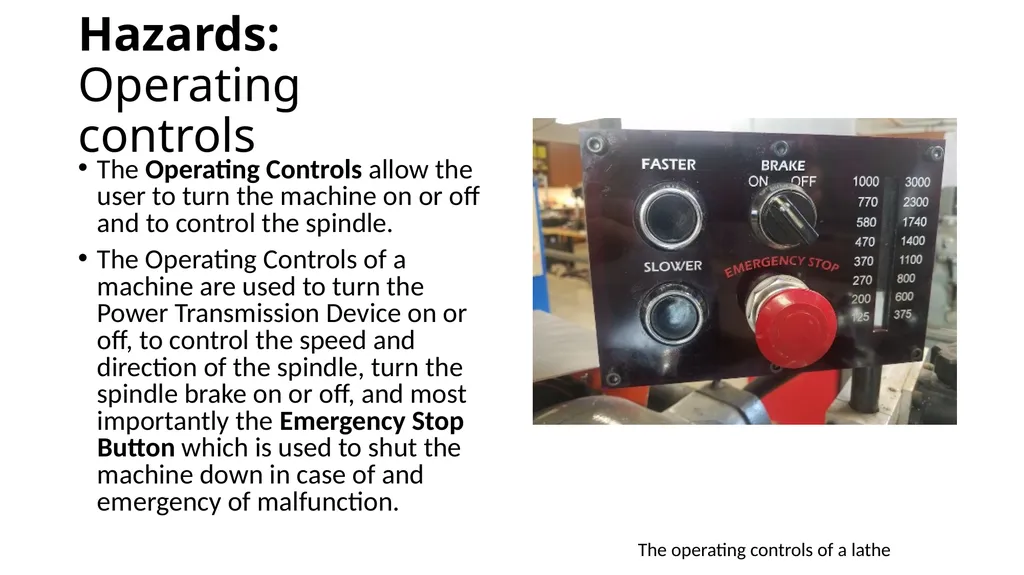 Introduction to Lathe Safety This material was - slide 11 of 22