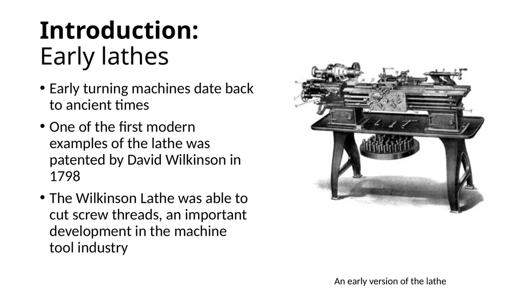 Introduction to Lathe Safety This material was - slide 3 of 22