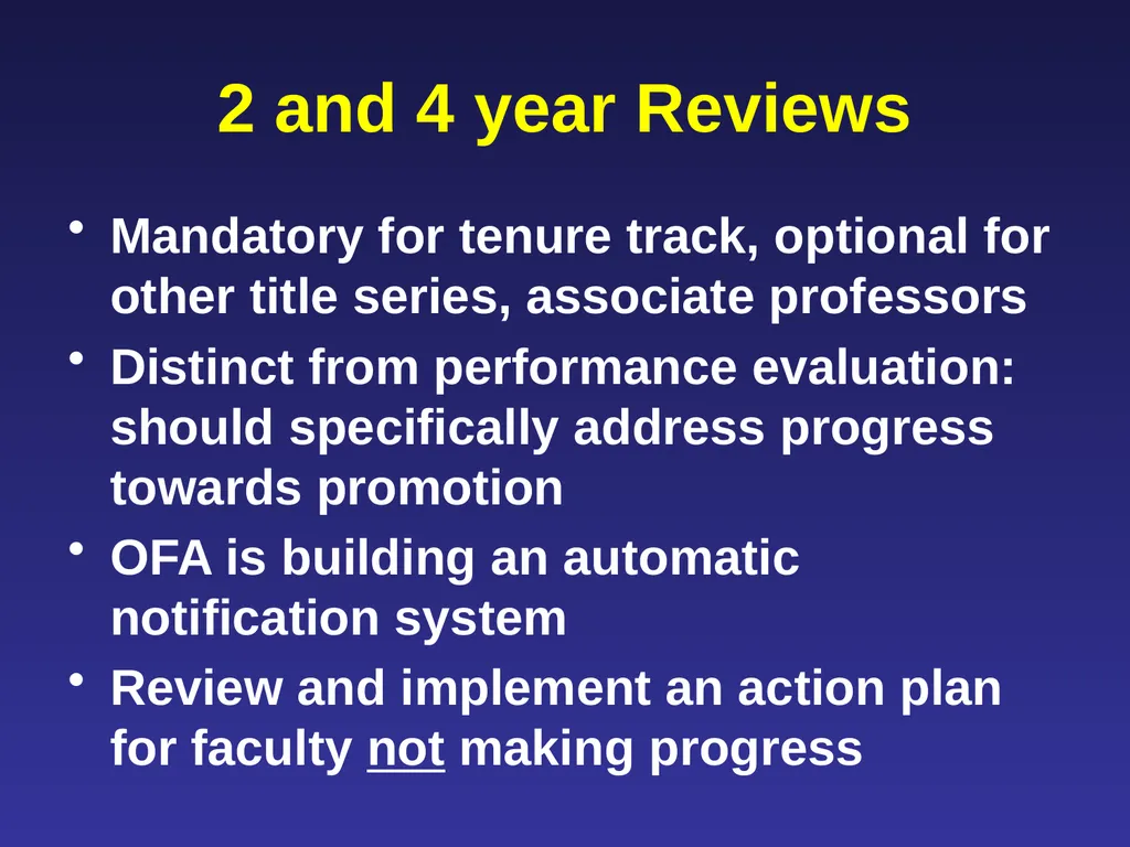 Leading Faculty Through the Promotion &/or Tenure - slide 5 of 27