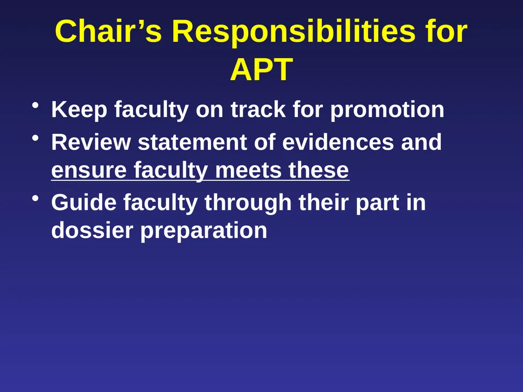 Leading Faculty Through the Promotion &/or Tenure - slide 2 of 27