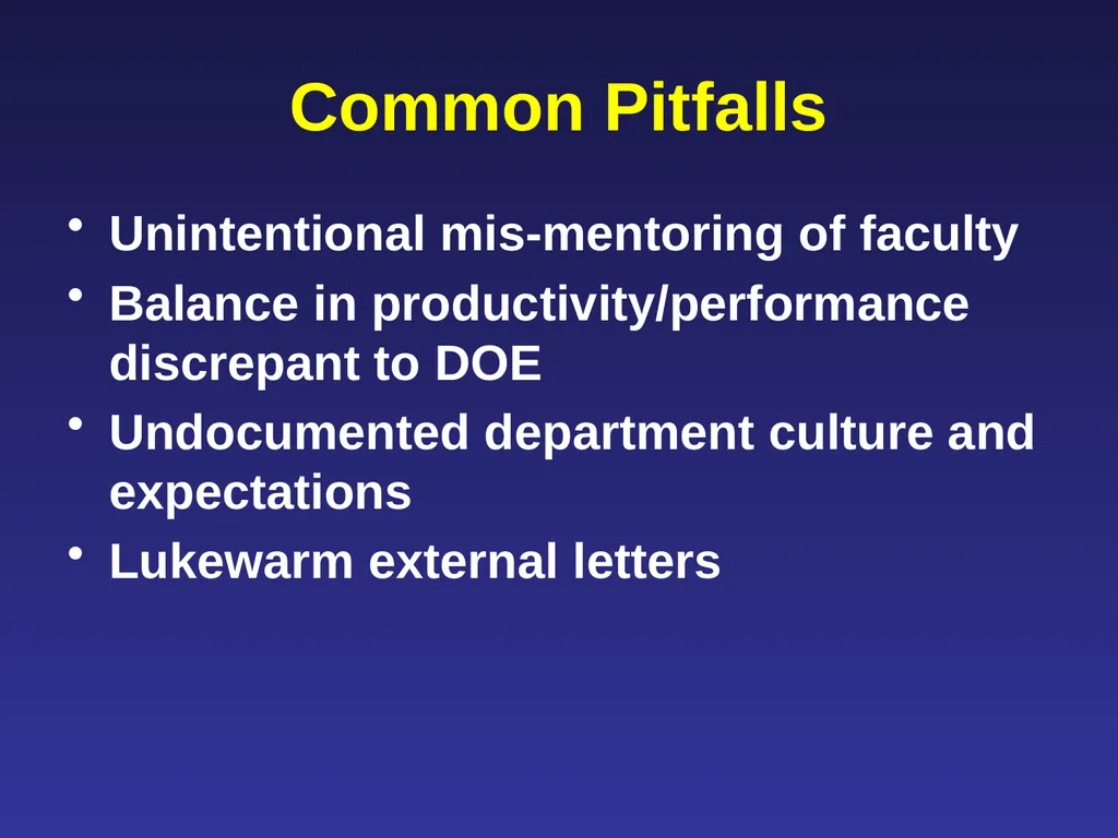 Leading Faculty Through the Promotion &/or Tenure - slide 7 of 27