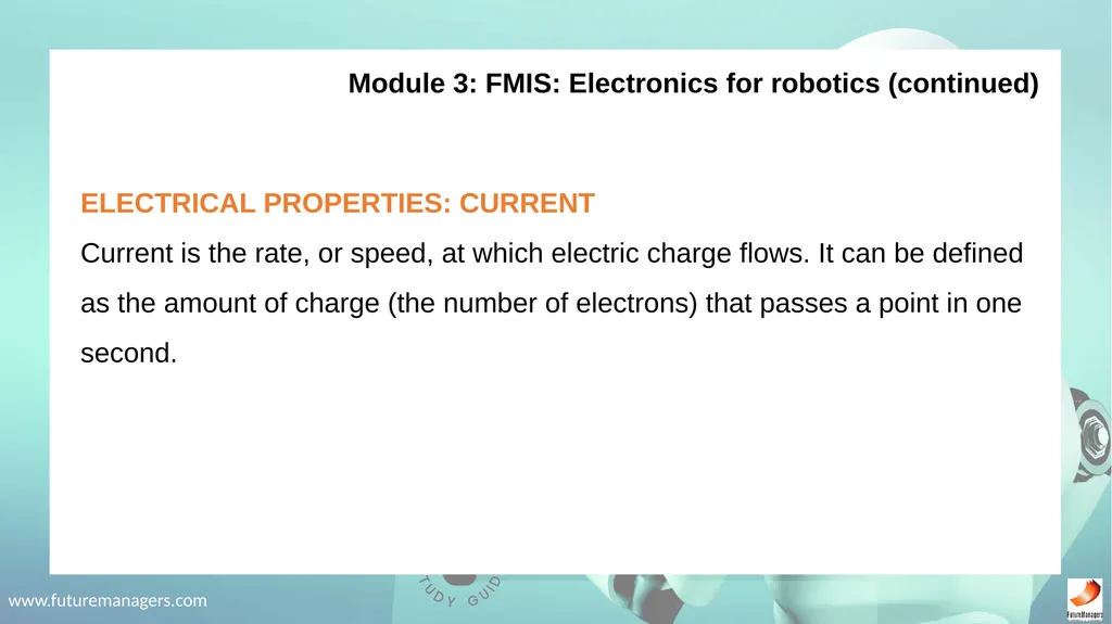 Robotics Fundamentals NCV2 www.futuremanagers.com - slide 26 of 43