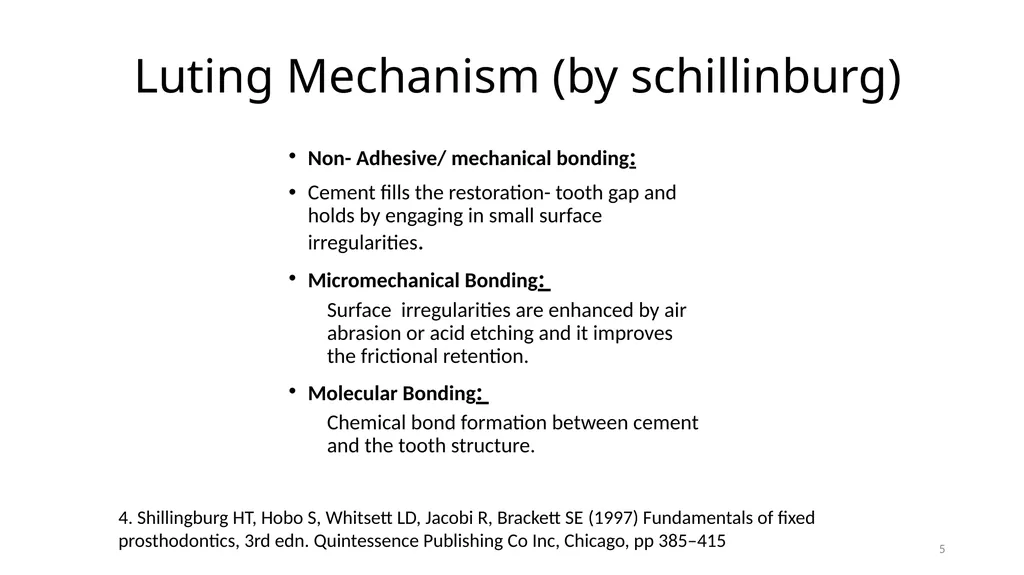 DENTAL CEMENTS SECOND YEAR BDS LECTURE By: Dr. - slide 5 of 6