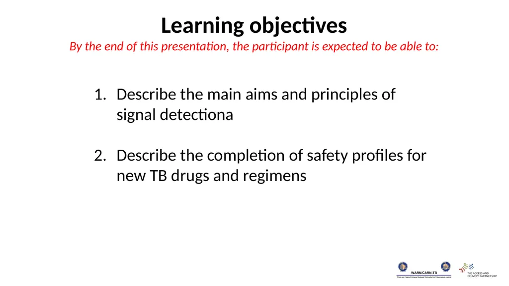 Training package on active tuberculosis drug - slide 3 of 15