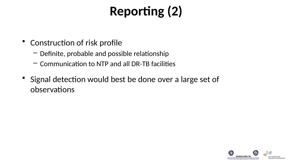 Training package on active tuberculosis drug - slide 7 of 15