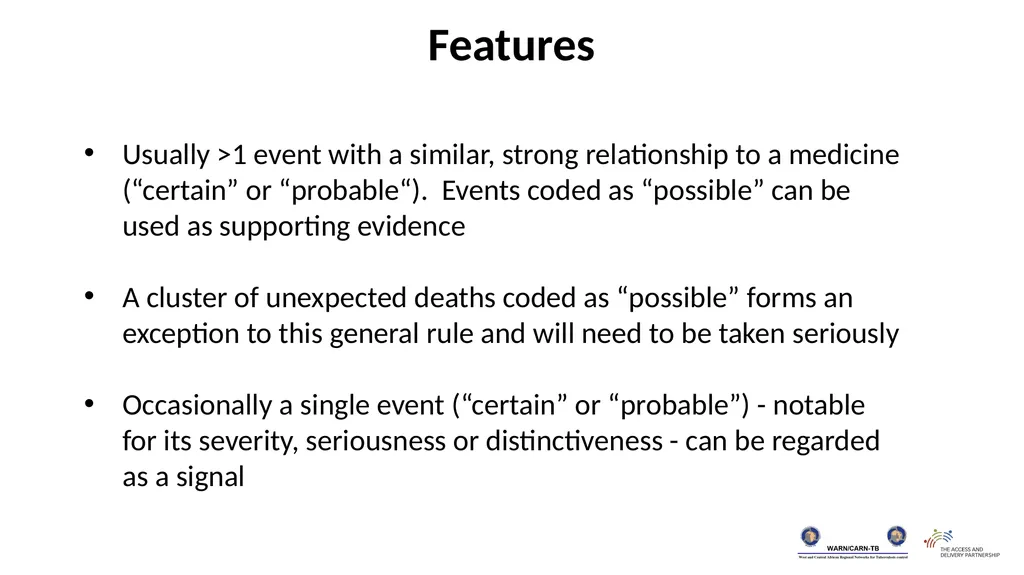 Training package on active tuberculosis drug - slide 9 of 15