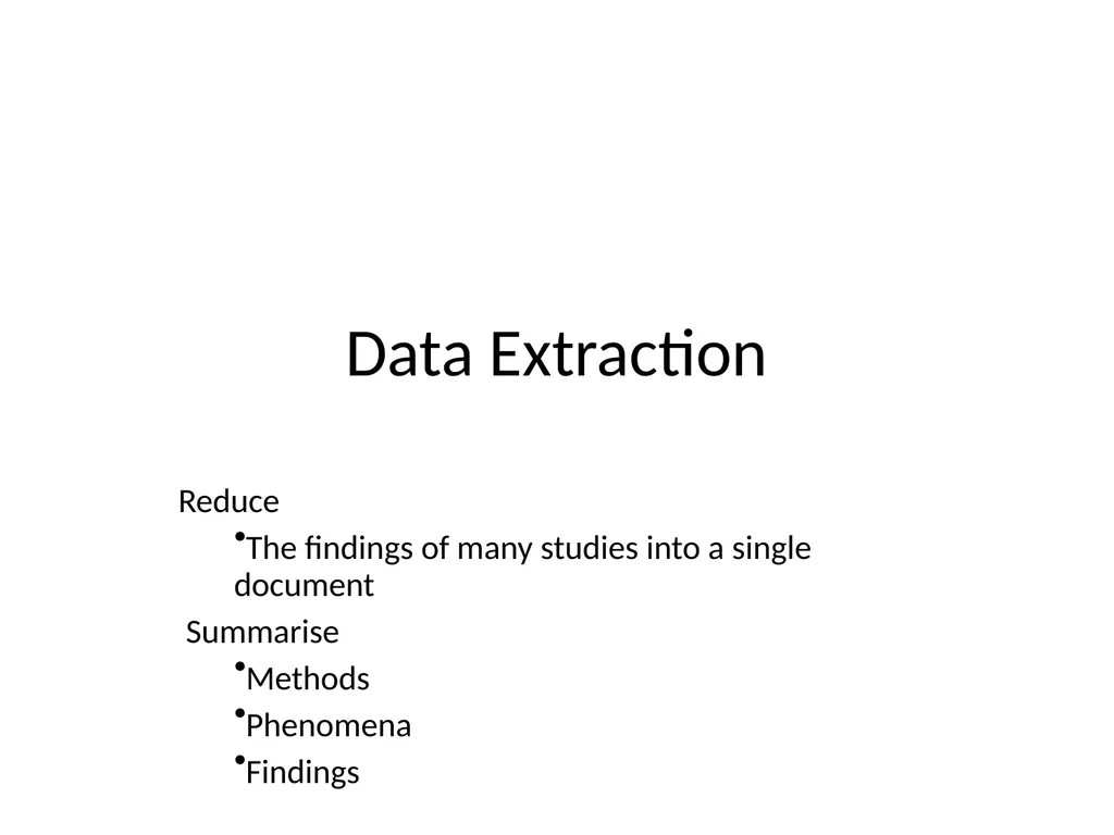 A worked example of META-AGGREGATION Its history - slide 20 of 33