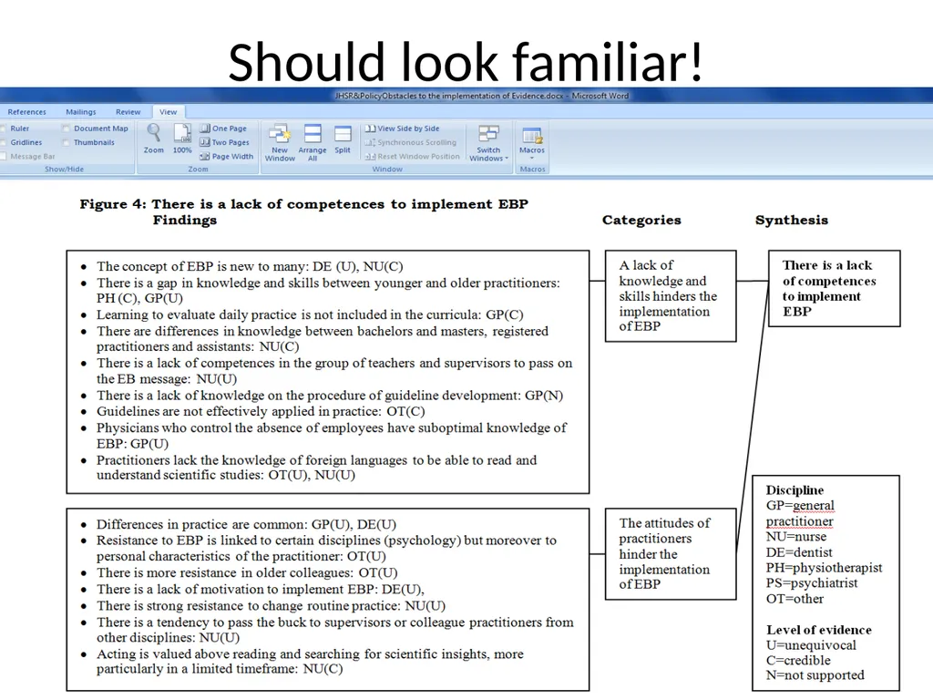 A worked example of META-AGGREGATION Its history - slide 33 of 33
