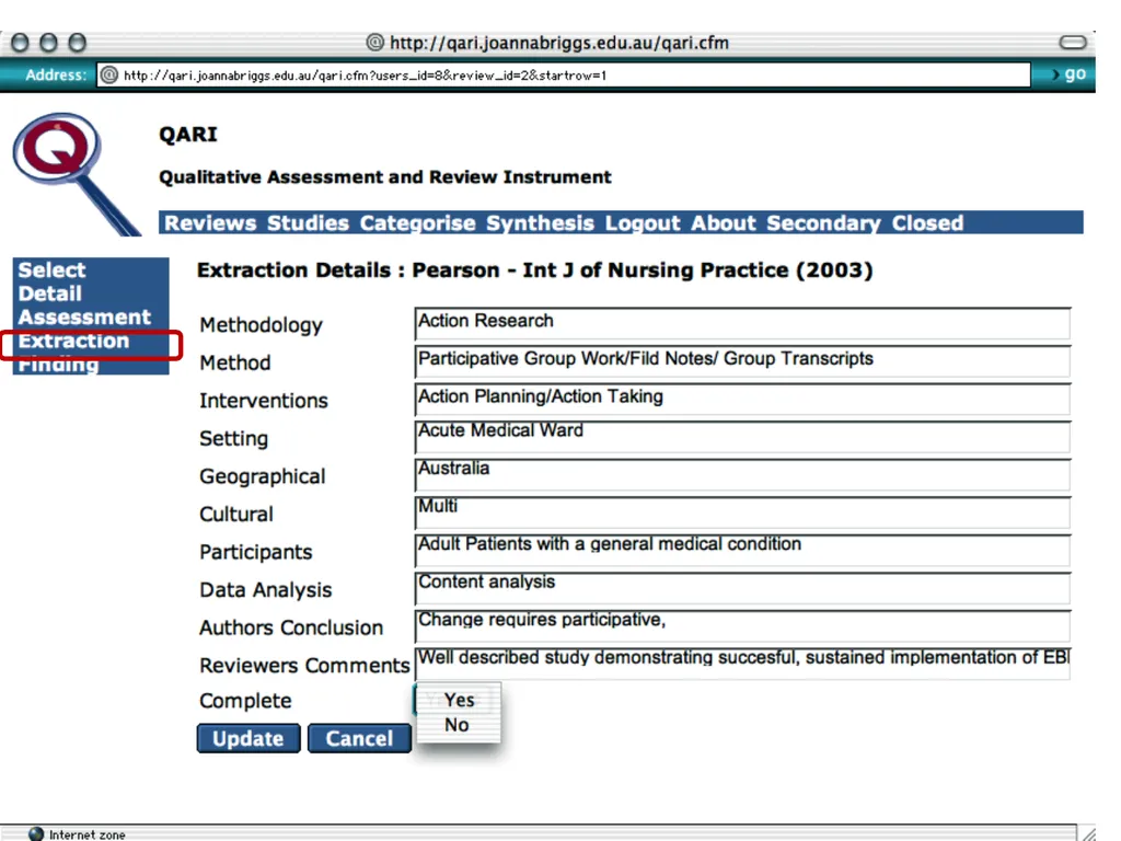 A worked example of META-AGGREGATION Its history - slide 21 of 33