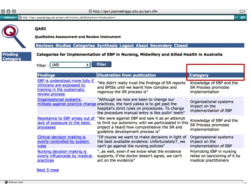 A worked example of META-AGGREGATION Its history - slide 29 of 33