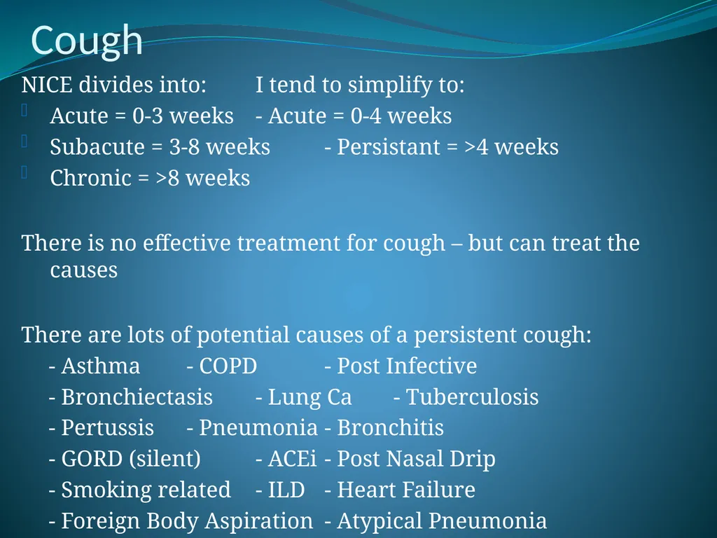 Respiratory Medicine in General Practice Dr Andrew - slide 134 of 140