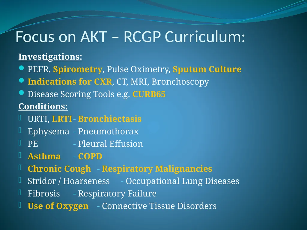 Respiratory Medicine in General Practice Dr Andrew - slide 3 of 140