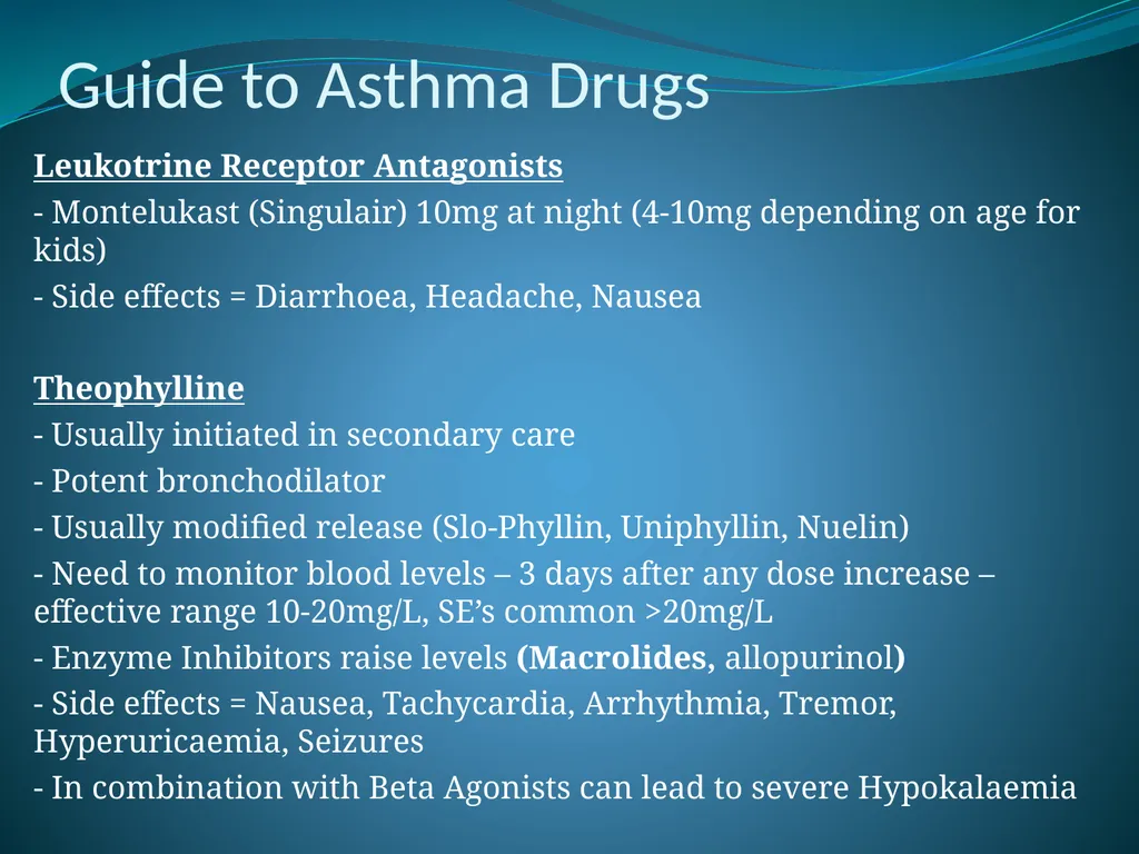 Respiratory Medicine in General Practice Dr Andrew - slide 71 of 140