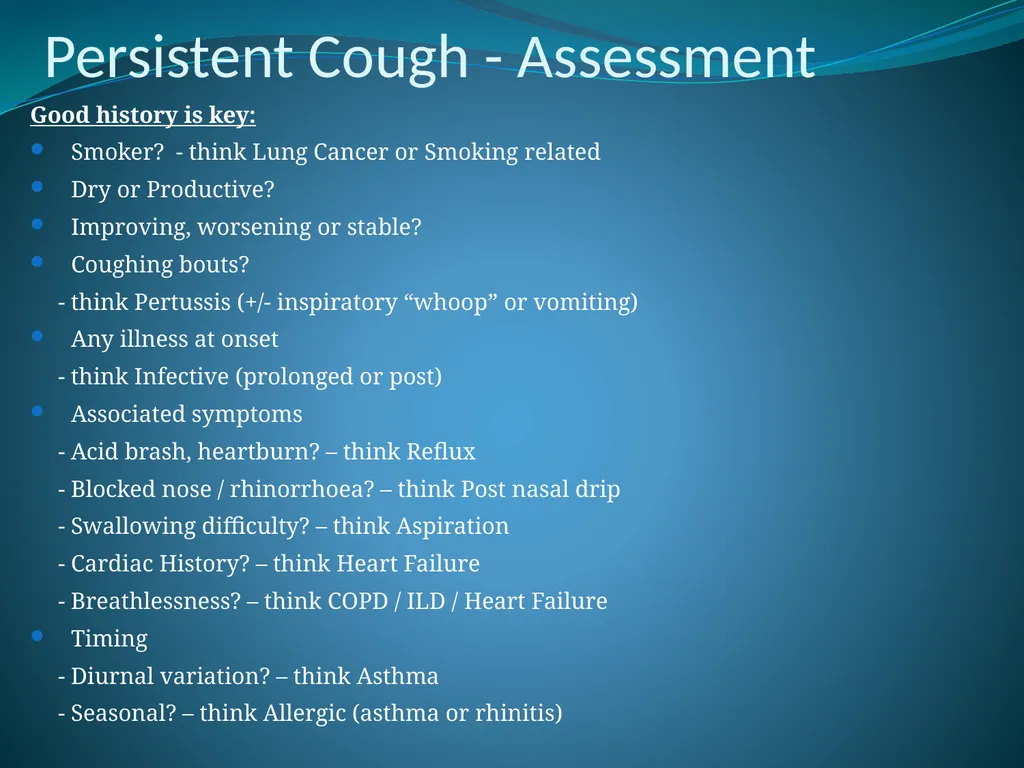 Respiratory Medicine in General Practice Dr Andrew - slide 136 of 140