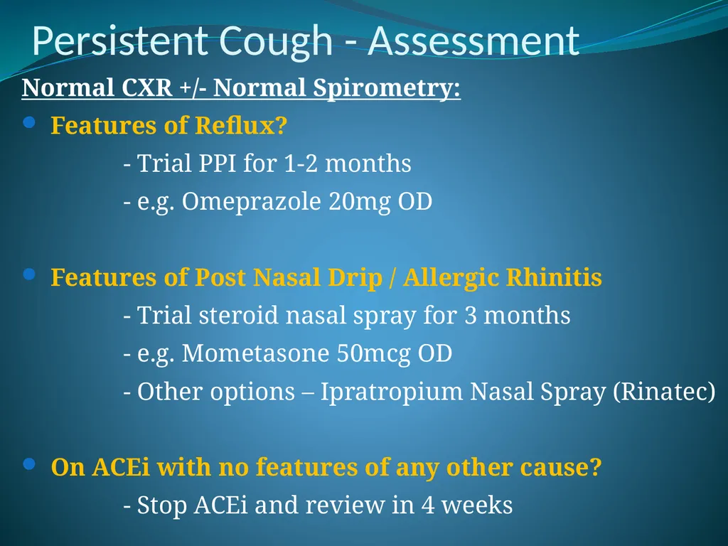 Respiratory Medicine in General Practice Dr Andrew - slide 139 of 140