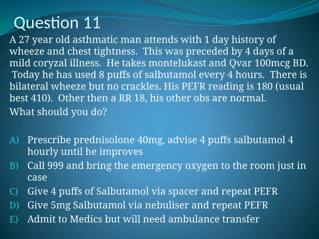 Respiratory Medicine in General Practice Dr Andrew - slide 78 of 140