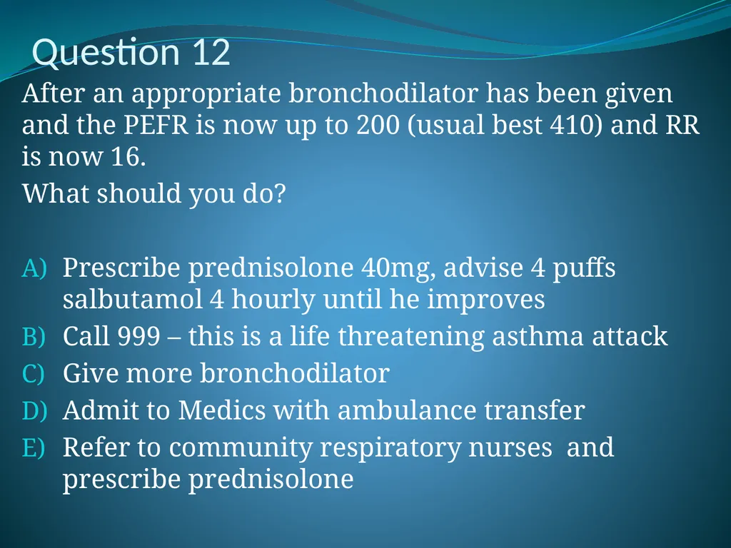 Respiratory Medicine in General Practice Dr Andrew - slide 80 of 140
