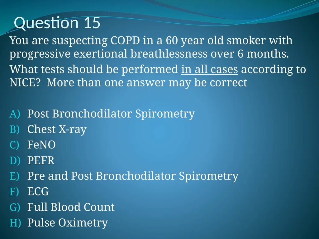Respiratory Medicine in General Practice Dr Andrew - slide 101 of 140