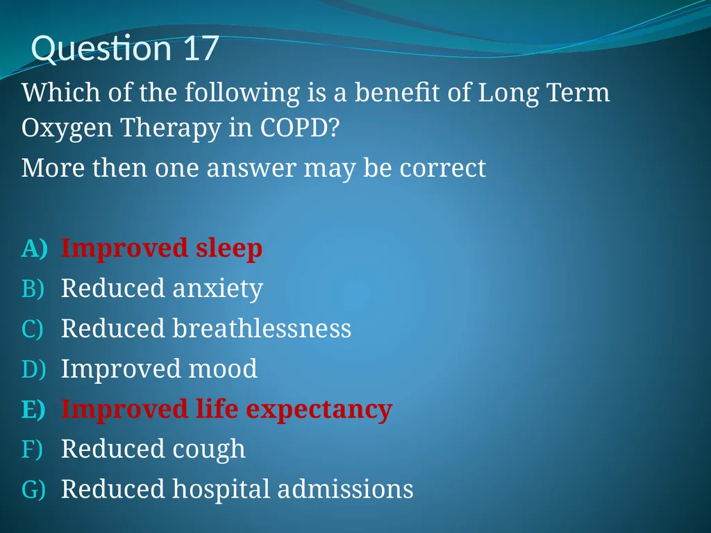 Respiratory Medicine in General Practice Dr Andrew - slide 117 of 140