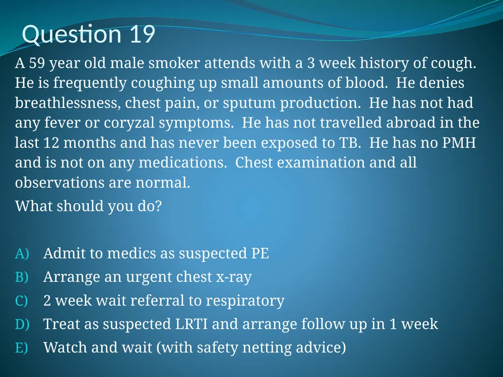 Respiratory Medicine in General Practice Dr Andrew - slide 128 of 140