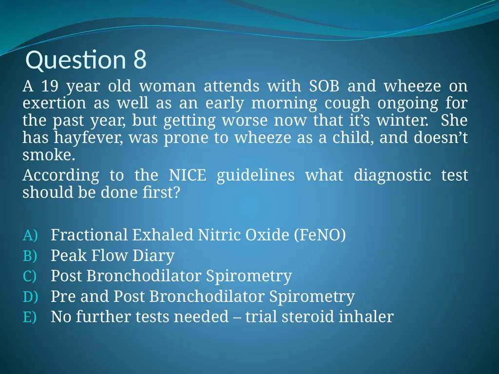 Respiratory Medicine in General Practice Dr Andrew - slide 52 of 140