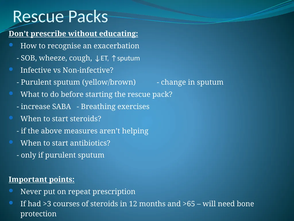Respiratory Medicine in General Practice Dr Andrew - slide 125 of 140