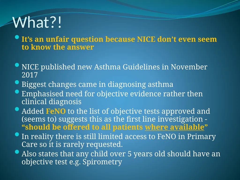 Respiratory Medicine in General Practice Dr Andrew - slide 54 of 140