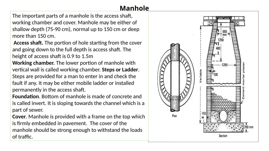 Sewer Appurtenances In a sewerage system along - slide 2 of 11
