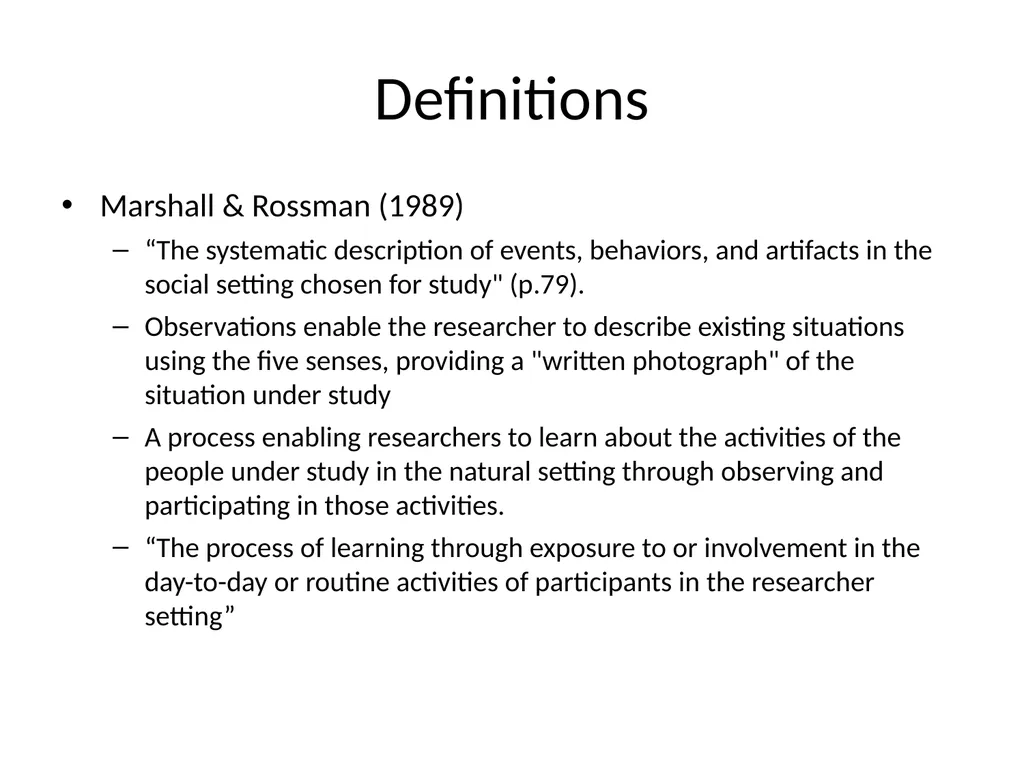 Deception’s Second Cousin: Participant Observation - slide 4 of 19