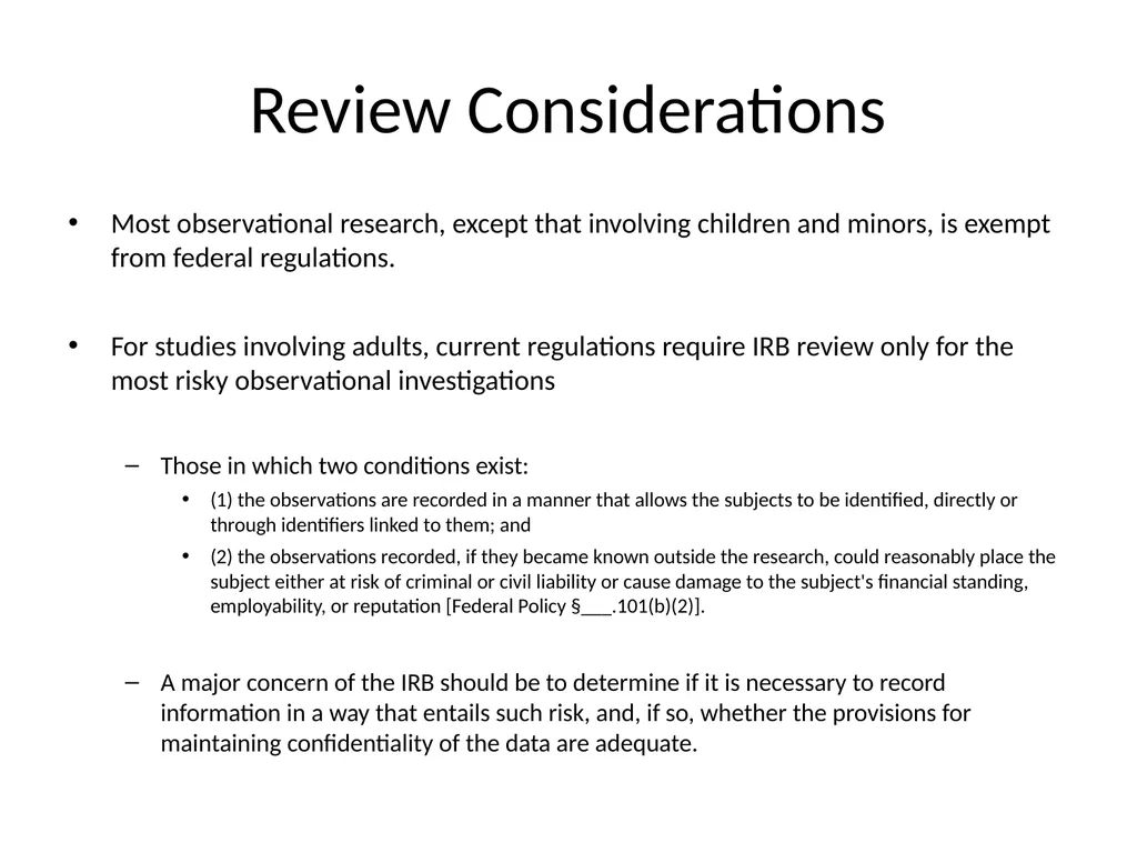 Deception’s Second Cousin: Participant Observation - slide 15 of 19