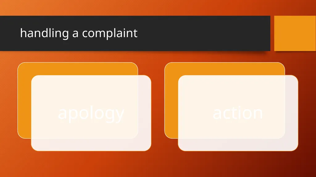 COMPLAINTS UNIT 12 customer satisfaction/ - slide 13 of 19