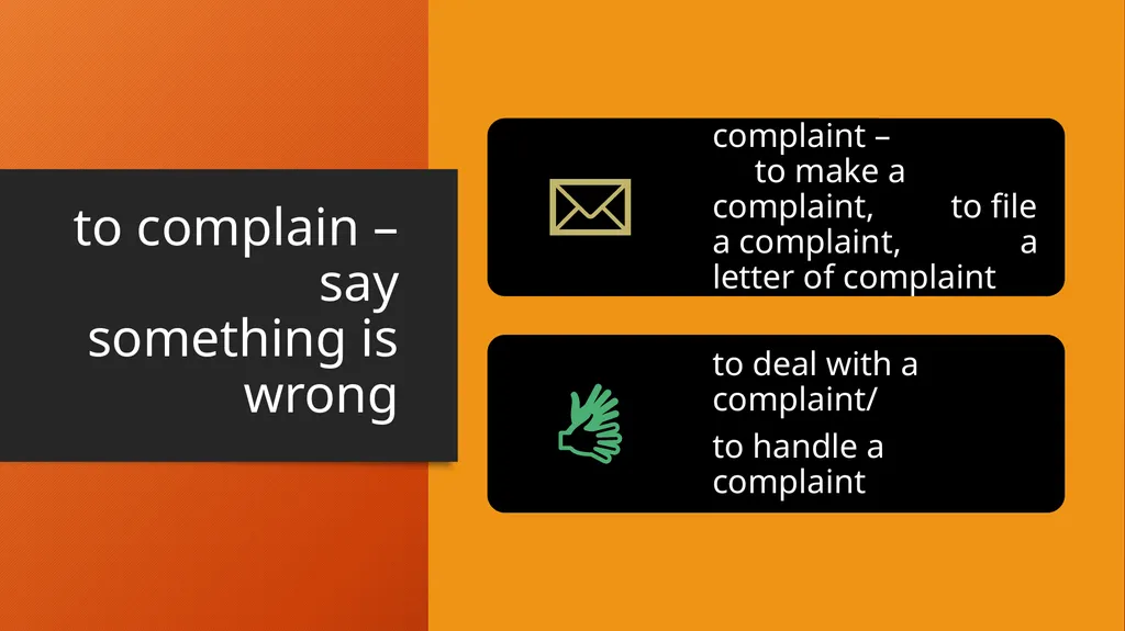 COMPLAINTS UNIT 12 customer satisfaction/ - slide 4 of 19
