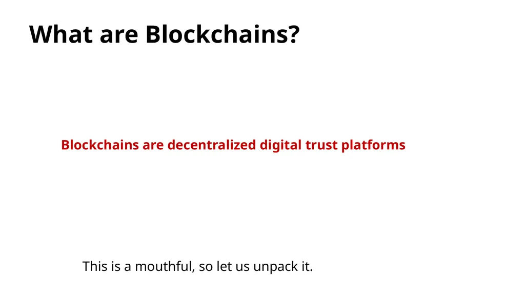 Principles of Blockchains Professor Pramod - slide 2 of 28