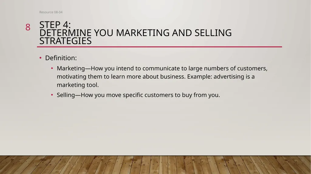 Entrepreneurial Steps to Launch a Small business - slide 8 of 19