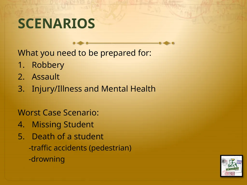 Faculty-Led Study Abroad Pre-Departure and Risk - slide 3 of 19