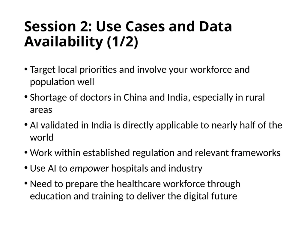 FGAI4H-C-002 Lausanne, 23-25 January 2019 Session - slide 3 of 8