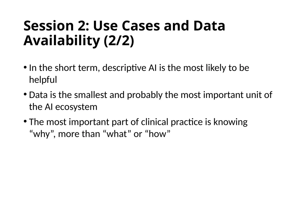 FGAI4H-C-002 Lausanne, 23-25 January 2019 Session - slide 4 of 8
