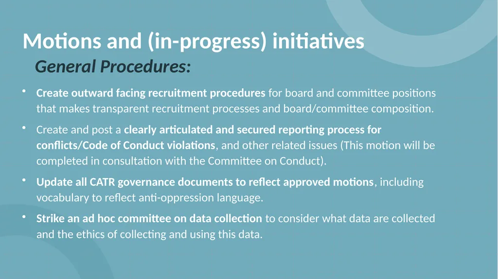 Anti-Racism & Anti-Oppression (ARAO) Committee - slide 12 of 20