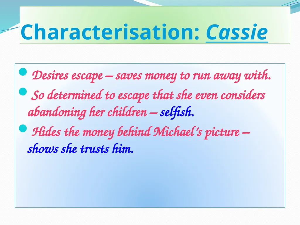 Rona Munro Learning Outcomes Read the play Bold - slide 33 of 63