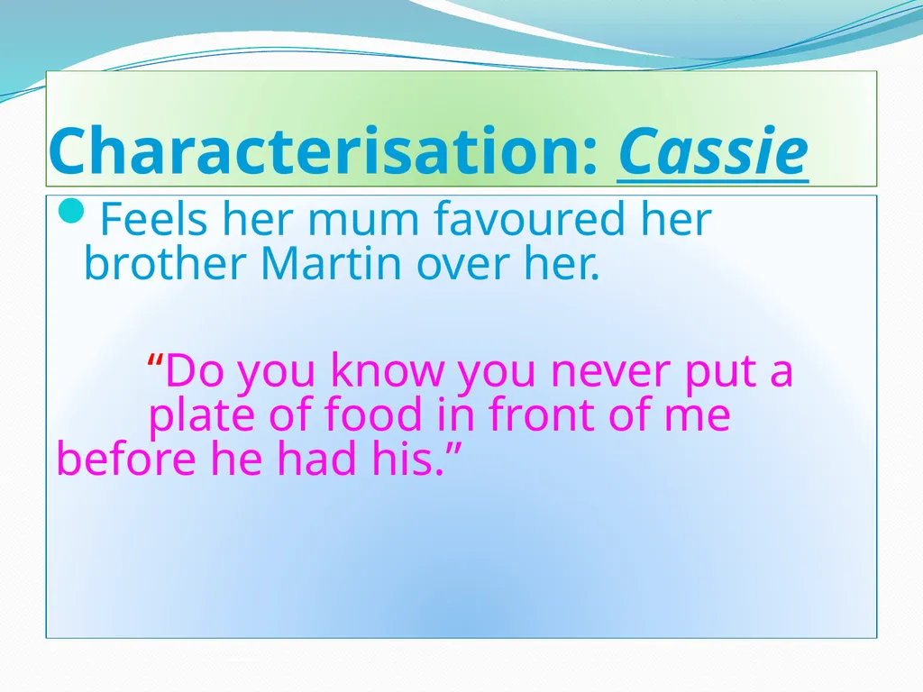 Rona Munro Learning Outcomes Read the play Bold - slide 37 of 63