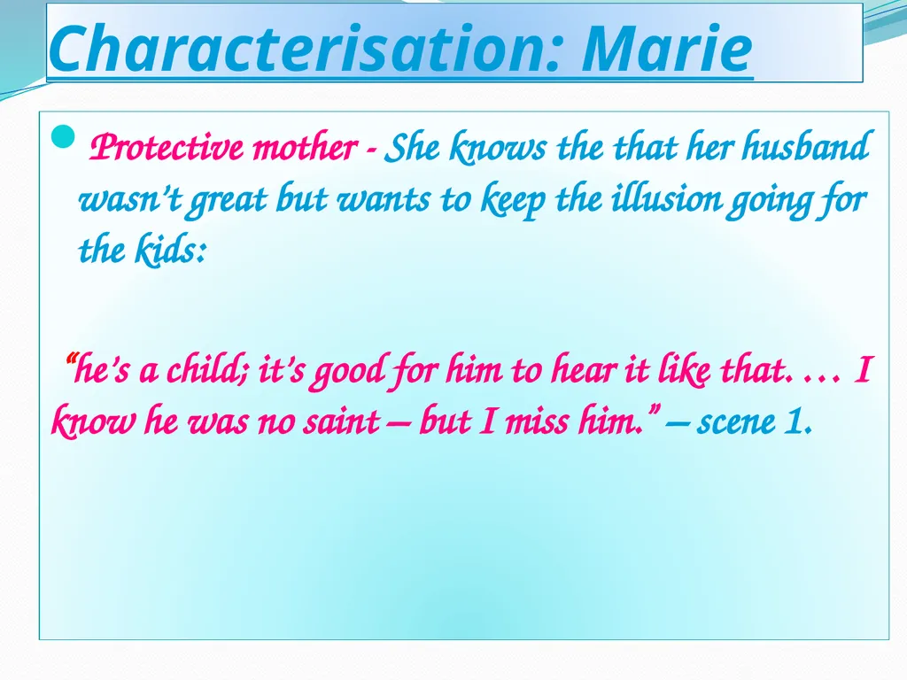Rona Munro Learning Outcomes Read the play Bold - slide 30 of 63